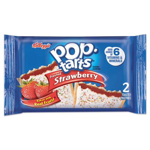 Kellogg's KEL31732 Pop Tarts, Frosted Strawberry, 3.67 Oz, 2/pack, 6 Packs/box