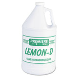 Kess KES LEMON-D Lemon-D Dishwashing Liquid, Lemon, 1 Gal, Bottle, 4/carton