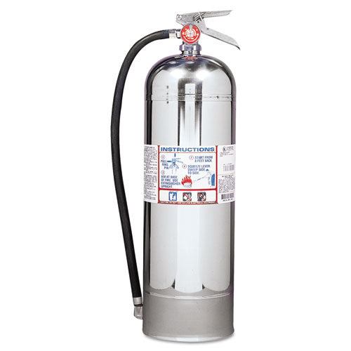 Kidde 466403 ProPlus 2.5 W H2O Fire Extinguisher, 2-A, 2.5 gal, 20.86 lb