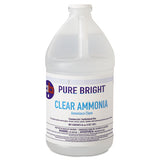 Pure Bright 19703575033 Clear Ammonia, 64 Oz Bottle, 8/carton