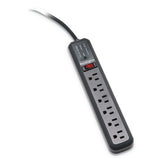 Kensington K38215NA Guardian Surge Protector, 6 AC Outlets, 15 ft Cord, 540 J, Gray