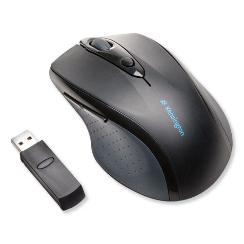 Kensington K72370US Pro Fit Full-Size Wireless Mouse, 2.4 Ghz Frequency/30 Ft Wireless Range, Right Hand Use, Black