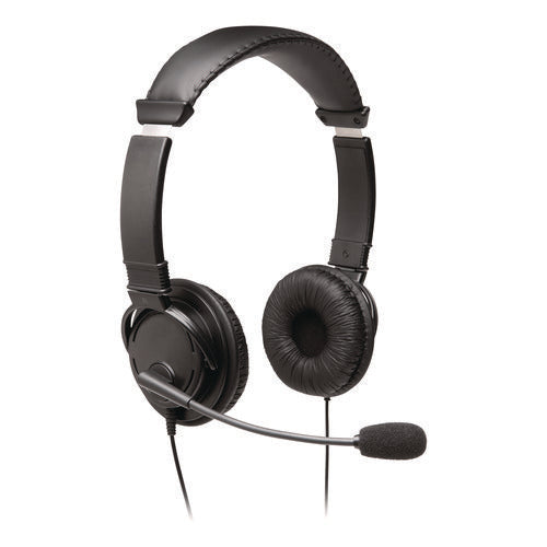 Kensington K97603WW Hi-Fi Headphones with Microphone, Black