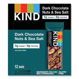 KIND 17851 Nuts And Spices Bar, Dark Chocolate Nuts And Sea Salt, 1.4 Oz, 12/box