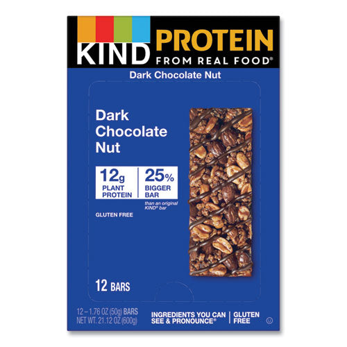 KIND 26036 Protein Bars, Double Dark Chocolate, 1.76 Oz, 12/pack
