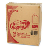 Kari-Out 1200050 kraft paper bags, 8" x 5" x 11", kraft, 250/carton
