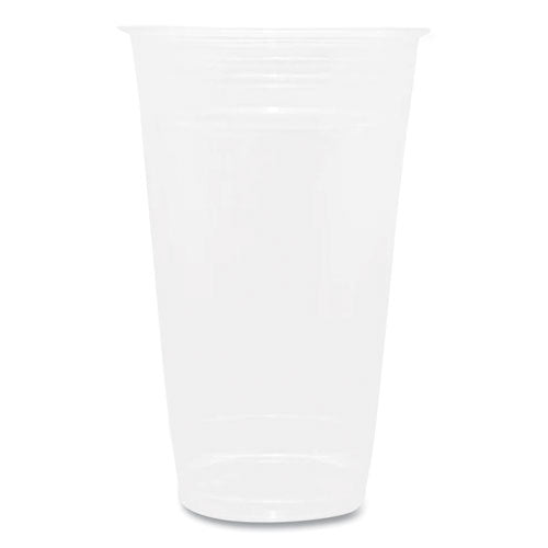 Karat C-KC24 PET Plastic Cups, 24 oz, Clear, 600/Carton