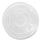 Karat C-KC626TS PET Lids, Flat with Straw Slot, Fits 12 oz to 24 oz Cold Cups, Clear, 1,000/Carton