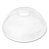 Karat C-KDL107 PET Lids, Dome Lid, Fits 32 oz Cold Cups, Clear, 500/Carton