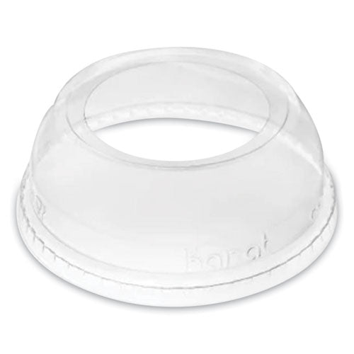 Karat C-KDL626-WH PET Lids, Wide Opening Dome, Fits 12 oz to 24 oz Cold Cups, Clear, 1,000/Carton