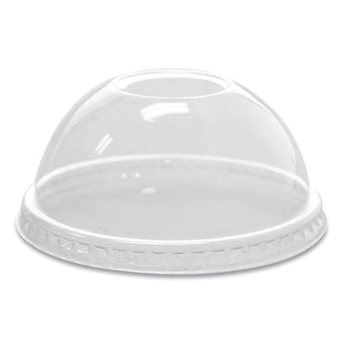 Karat C-KDL78 PET Lids, Fits 8 oz to 10 oz Cold Cups, Dome Lid, Clear, 1,000/Carton