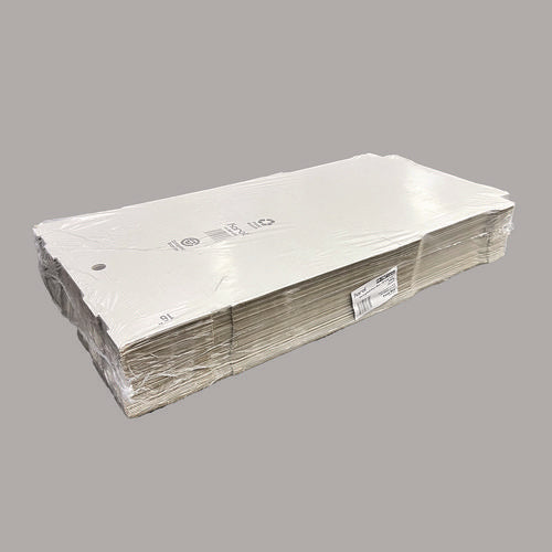 Karat FP-PBF16W Corrugated Paper Boxes, 16 x 16 x 1.97, White/Kraft, 50/Carton