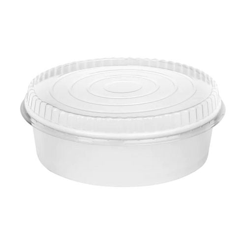Karat FP-PSBL203-OPS Plastic Lid for Food Bucket, Clear, Plastic, 270/Carton