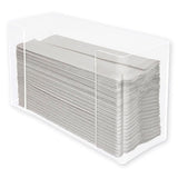 Kantek AH190 Multifold Paper Towel Dispenser, 12.5 X 4.4 X 7, Clear
