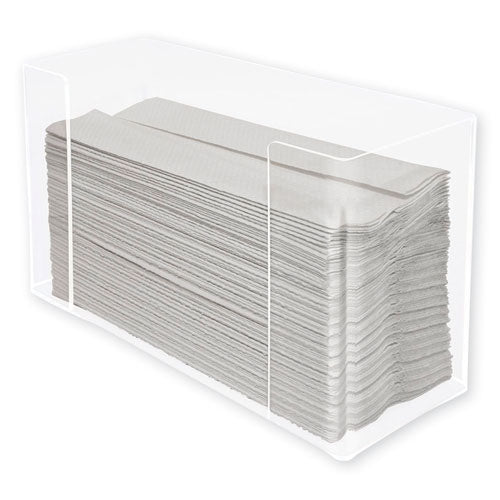 Kantek AH190 Multifold Paper Towel Dispenser, 12.5 X 4.4 X 7, Clear