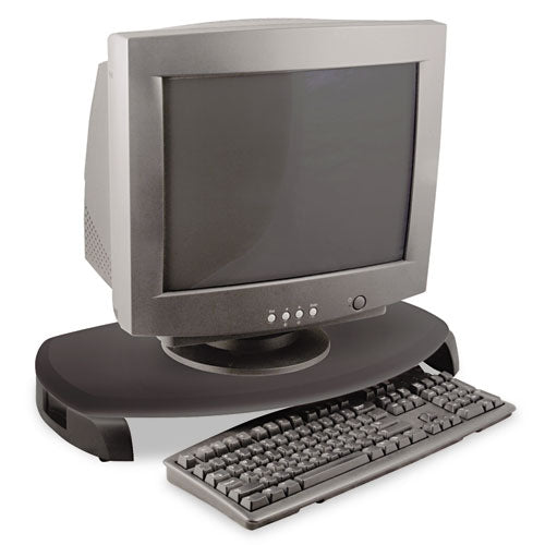 Kantek MS280B Crt/lcd Stand With Keyboard Storage, 23" X 13.25" X 3", Black, Supports 80 Lbs