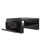 Kantek PBS530 Pegboard Riser, For 32" Monitors, 15.9 x 11.8 x 7.3, Black, Supports 20 lbs
