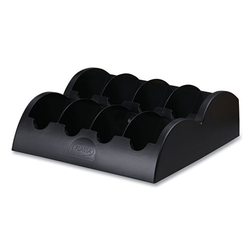 Flavia 25200000 Small Merchandiser, 8 Compartments, 13.6 x 13 x 4.4, Black