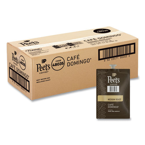 Flavia 48035 Peet's Coffee Cafe Domingo Freshpack, Cafe Domingo, 0.35 oz Pouch, 76/Carton