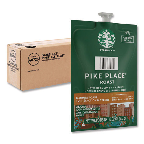 Flavia 48725 Starbucks Pike Place Roast Coffee Freshpack, Pike Place, 38/Carton