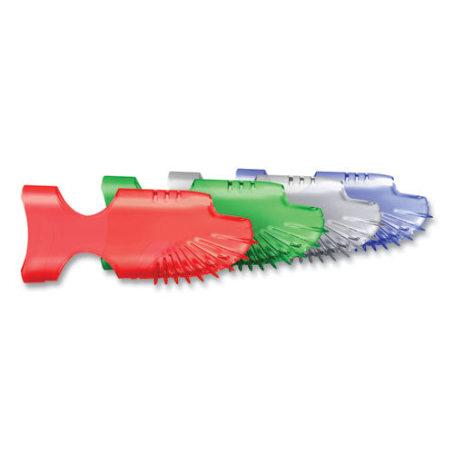 LEE 61030 Tippi Micro-Gel Fingertip Grips, Size 3, X-Small, Assorted, 10/pack