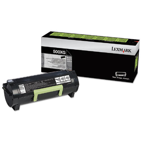 Lexmark 50F0X0G 50f0x0g High-Yield Toner, 10,000 Page-Yield, Black