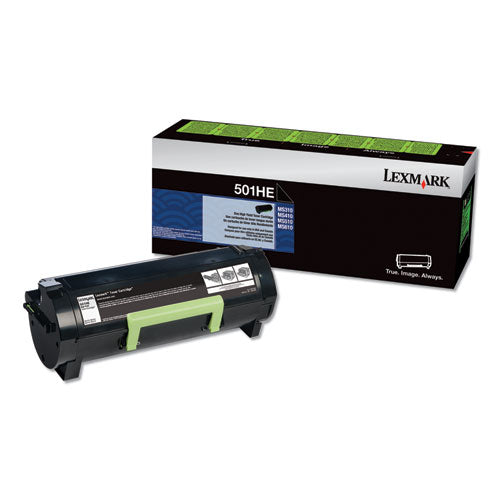Lexmark 50F1H0E 50f1h0e Return Program High-Yield Toner, 5,000 Page-Yield, Black
