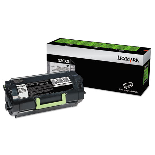 Lexmark 52D0X0G 52d0x0g Return Program Extra High-Yield Toner, 45,000 Page-Yield, Black