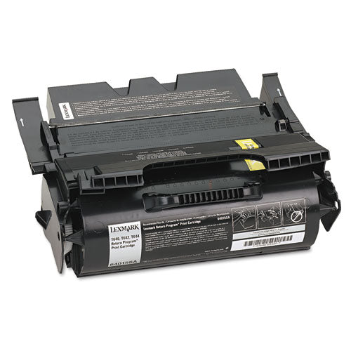 Lexmark 64015SA 64015sa Return Program Toner, 6,000 Page-Yield, Black