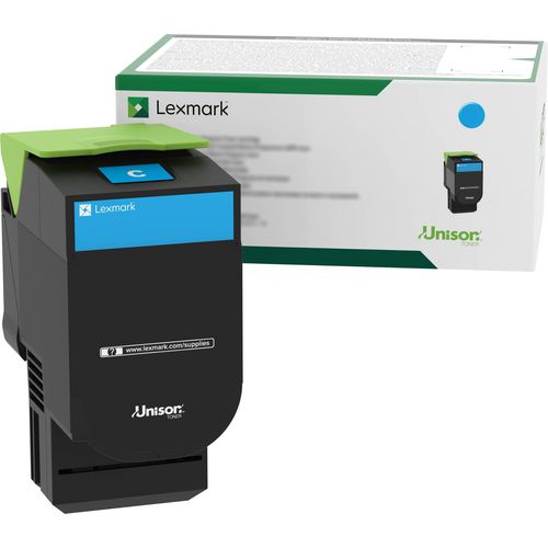 Lexmark 70C00CG 70C00CG Return Program Toner, 1,000 Page-Yield, Cyan