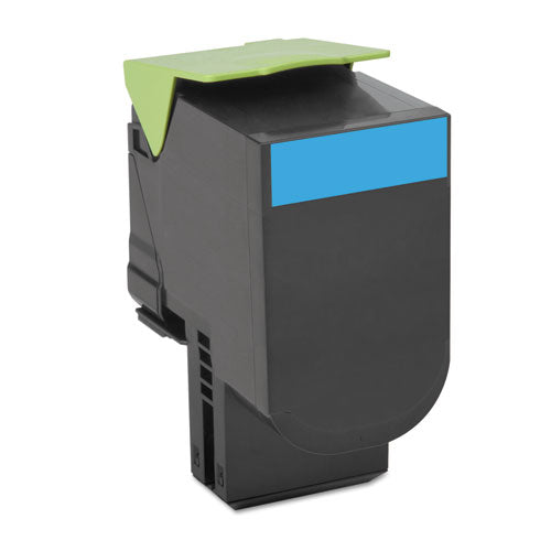 Lexmark 70C1HC0 70c1hc0 Return Program High-Yield Toner, 3,000 Page-Yield, Cyan
