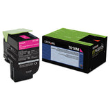Lexmark 70C1XM0 70c1xm0 Return Program Extra High-Yield Toner, 4,000 Page-Yield, Magenta