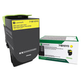 Lexmark 71B10Y0 71b10y0 Unison Toner, 2,300 Page-Yield, Yellow