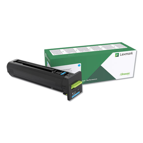 Lexmark 72K1XC0 72k1xc0 Return Program Unison Extra High-Yield Toner, 22,000 Page-Yield, Cyan