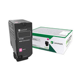 Lexmark 74C00MG 74c00mg Return Program Toner, 3,000 Page-Yield, Magenta