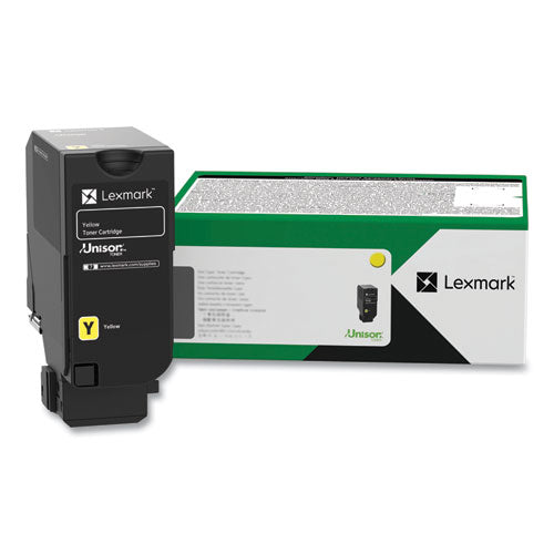 Lexmark 74C0SYG 74C0SYG Return Program Toner, 7,000 Page-Yield, Yelllow