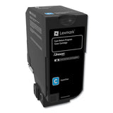 Lexmark 74C10C0 74c10c0 Return Program Unison Toner, 3,000 Page-Yield, Cyan