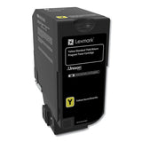 Lexmark 74C10Y0 74c10y0 Return Program Unison Toner, 3,000 Page-Yield, Yellow