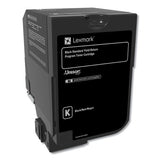 Lexmark 74C1HK0 74c1hk0 Return Program Unison High-Yield Toner, 20,000 Page-Yield, Black