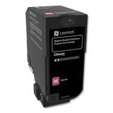 Lexmark 74C1SM0 74c1sm0 Return Program Unison Toner, 7,000 Page-Yield, Magenta