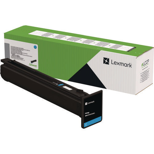Lexmark 77L1HC0 77L1HC0 High-Yield Toner, 46,900 Page-Yield, Cyan