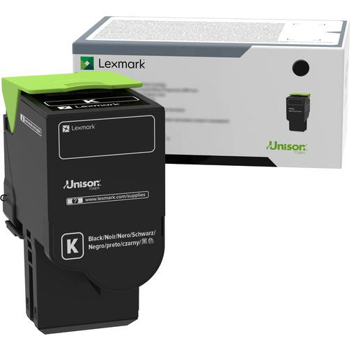 Lexmark 78C0UKG 78C0UKG Return Program Ultra High-Yield Toner, 10,500 Page-Yield, Black
