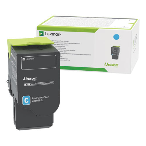 Lexmark 78C1UCE 78c1uce Ultra High-Yield Toner, 7,000 Page-Yield, Cyan