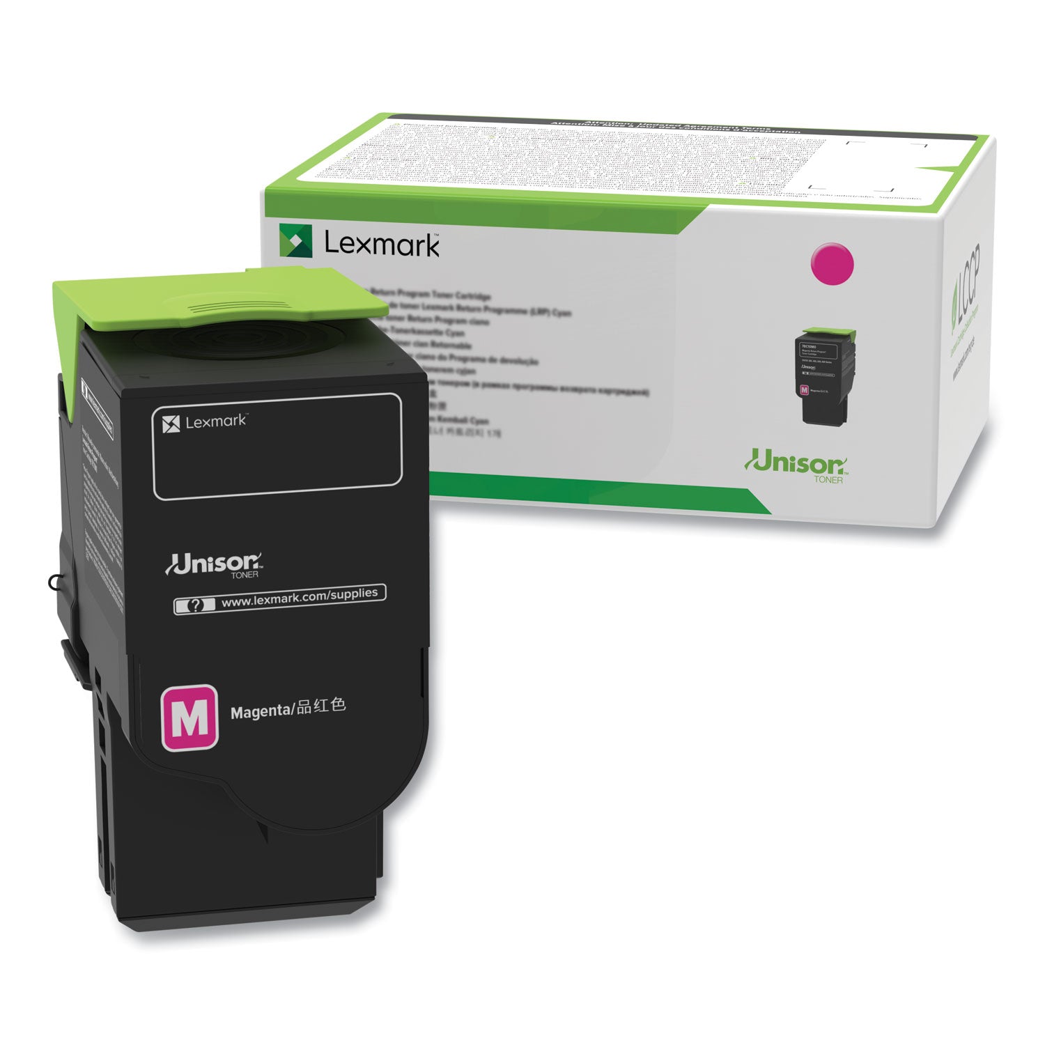 Lexmark 78C1XME 78c1xme Extra High-Yield Toner, 5,000 Page-Yield, Magenta