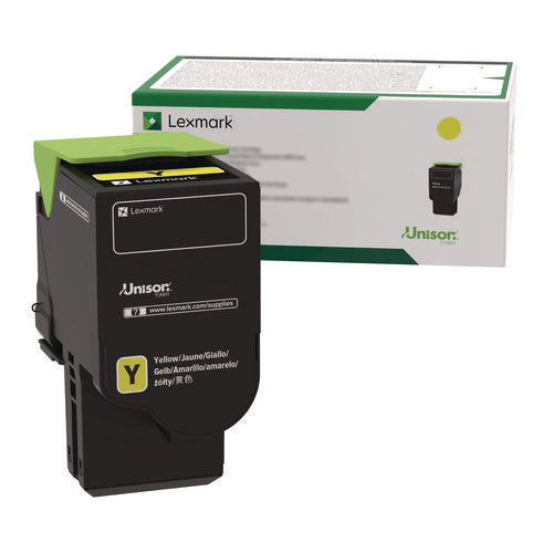Lexmark 78C1XY0 78C1XY0 Return Program Extra High-Yield Toner, 5,000 Page-Yield, Yellow