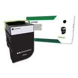 Lexmark 80C0HKG 80c0hkg Return Program High-Yield Toner, 4,000 Page-Yield, Black, Taa Compliant