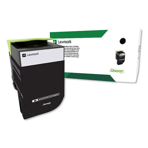 Lexmark 80C0HKG 80c0hkg Return Program High-Yield Toner, 4,000 Page-Yield, Black, Taa Compliant