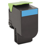 Lexmark 80C10C0 80c10c0 Return Program Toner, 1,000 Page-Yield, Cyan