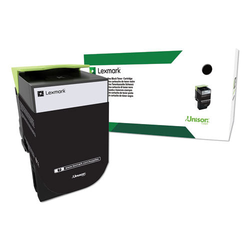Lexmark 80C1HK0 80c1hk0 Return Program High-Yield Toner, 4,000 Page-Yield, Black