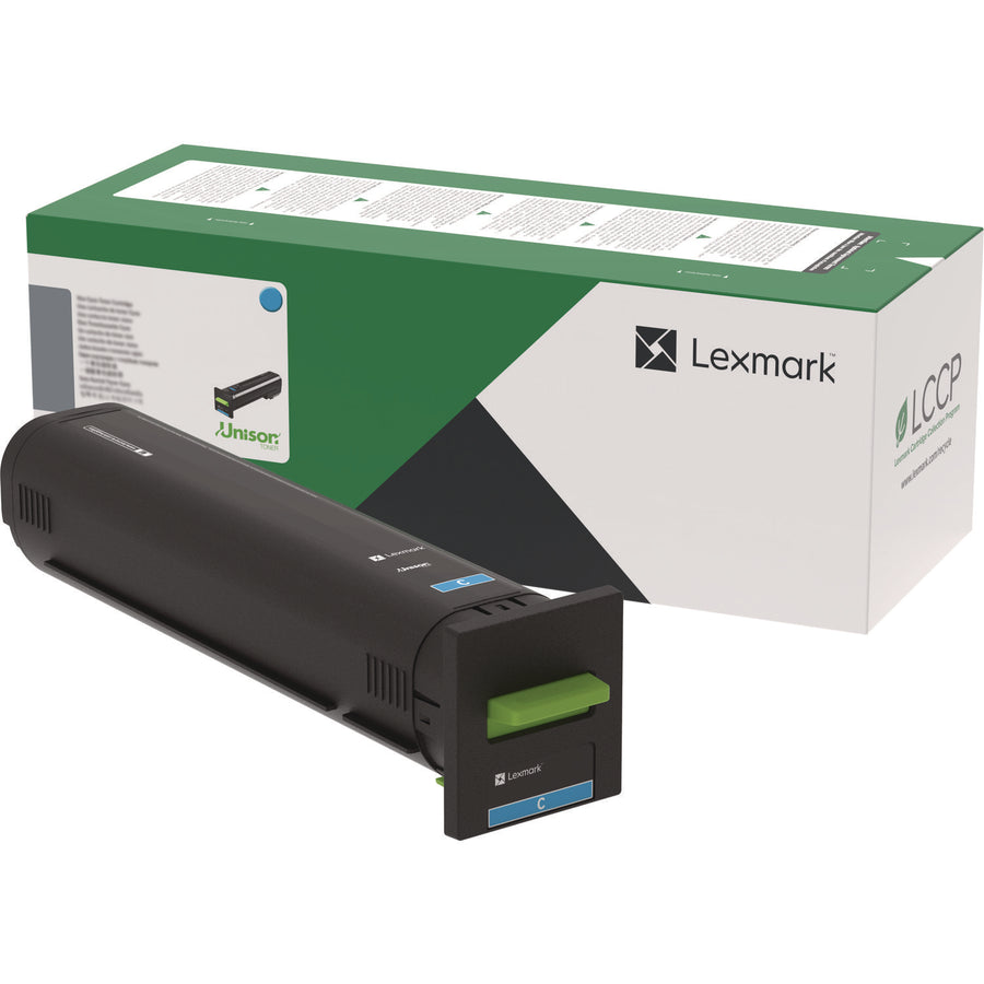 Lexmark 82K0UCG 82K0UCG Ultra High-Yield Toner, 55,000 Page-Yield, Cyan